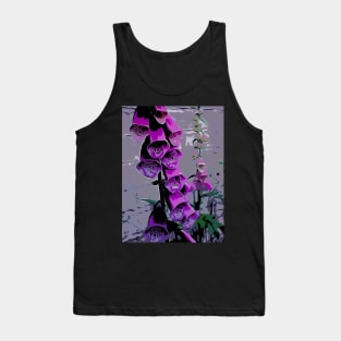 Purple Foxgloves Tank Top